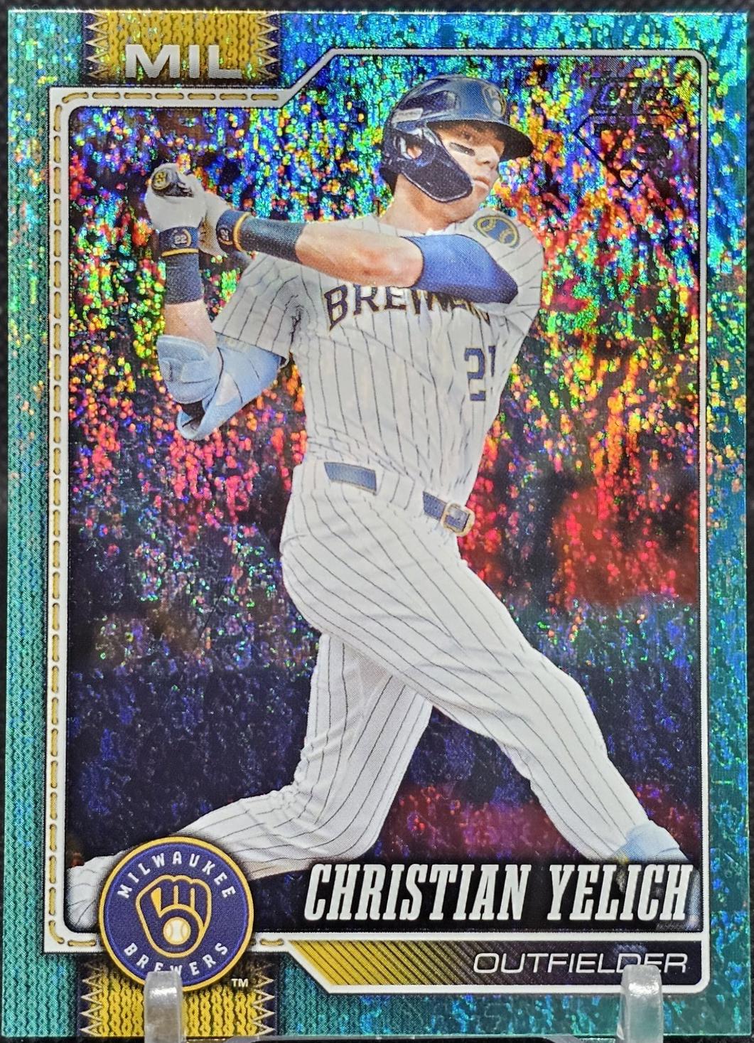 Christian Yelich [Aqua Holo] #154