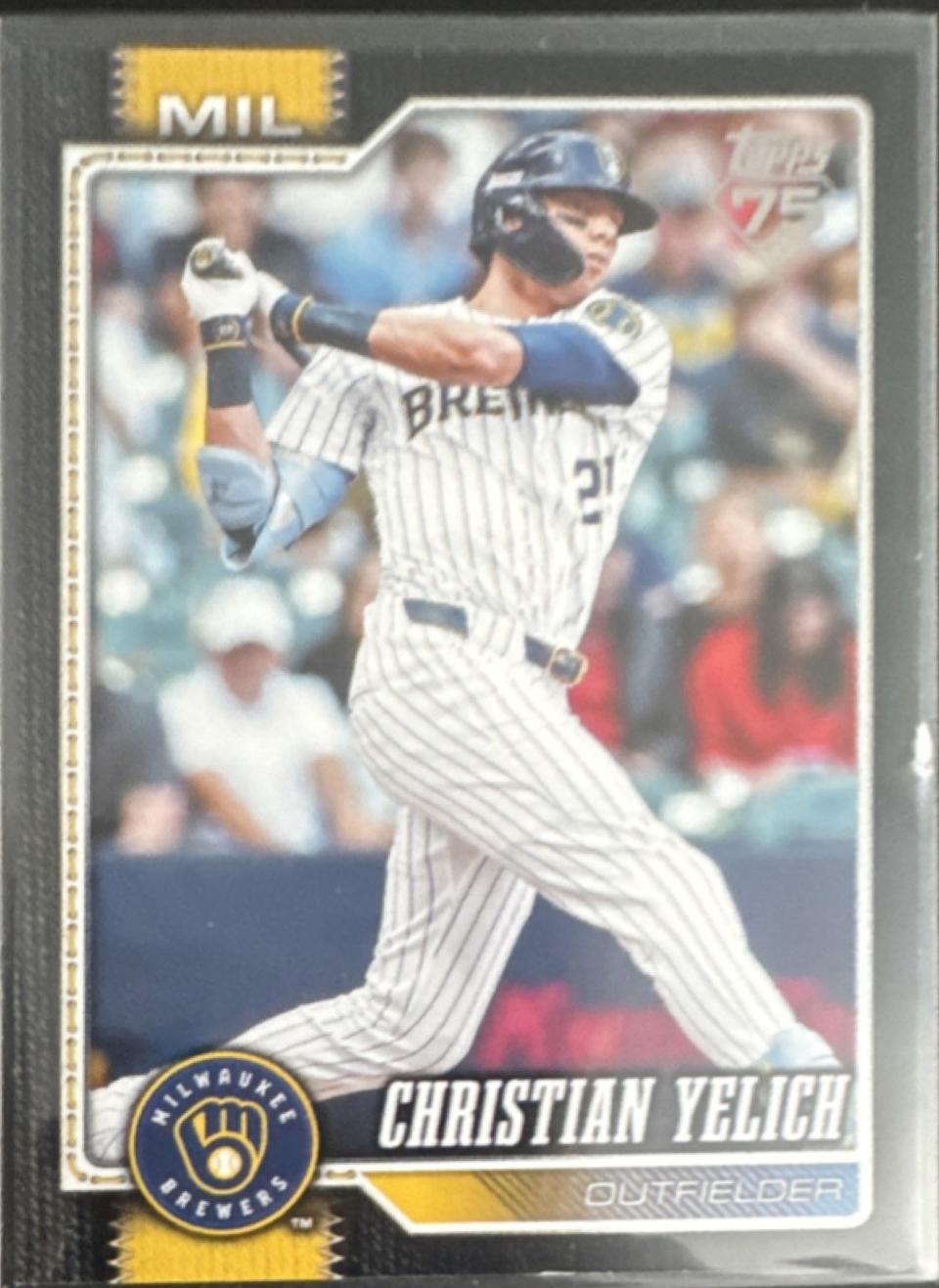 Christian Yelich [Black Border] #154