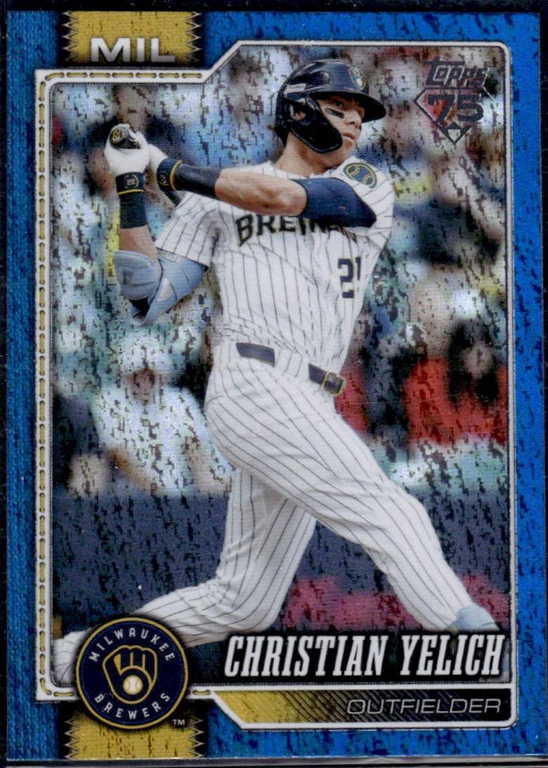 Christian Yelich [Blue Holo] #154