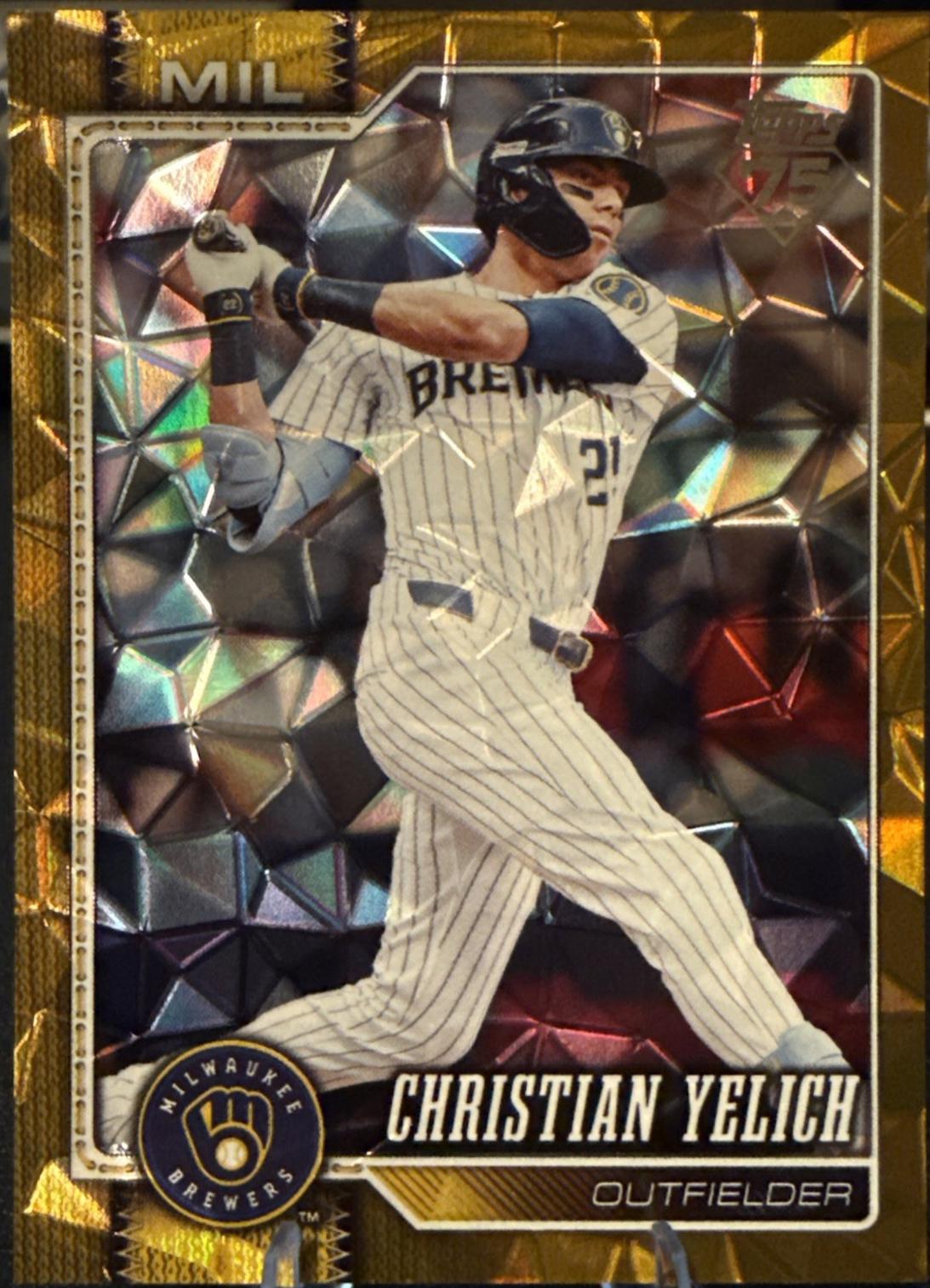 Christian Yelich [Gold Diamante] #154