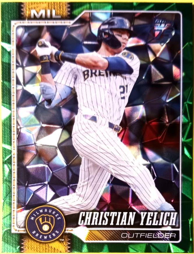 Christian Yelich [Green Diamante] #154