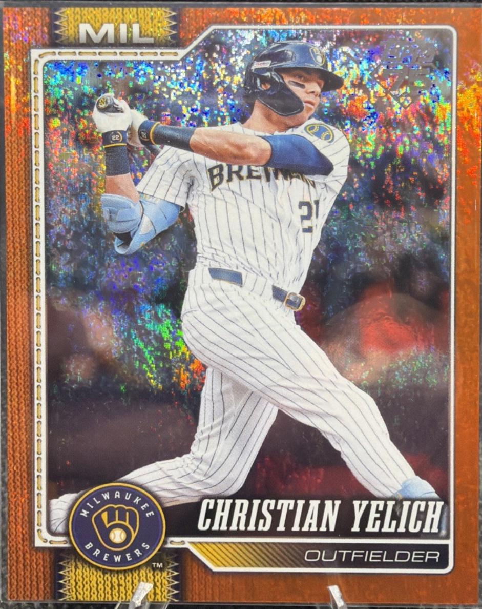Christian Yelich [Orange Holo] #154
