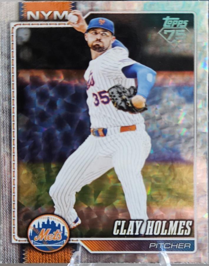 Clay Holmes [Silver Crackleboard] #276