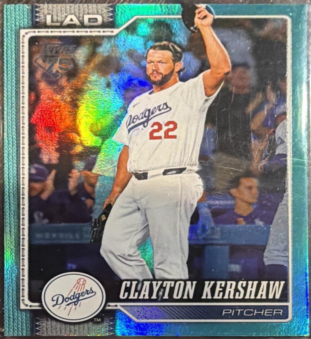 Clayton Kershaw [Aqua Rainbow] #22
