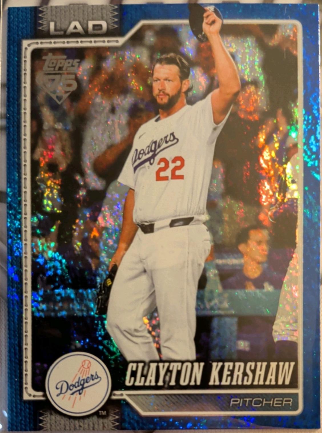 Clayton Kershaw [Blue Holo] #22