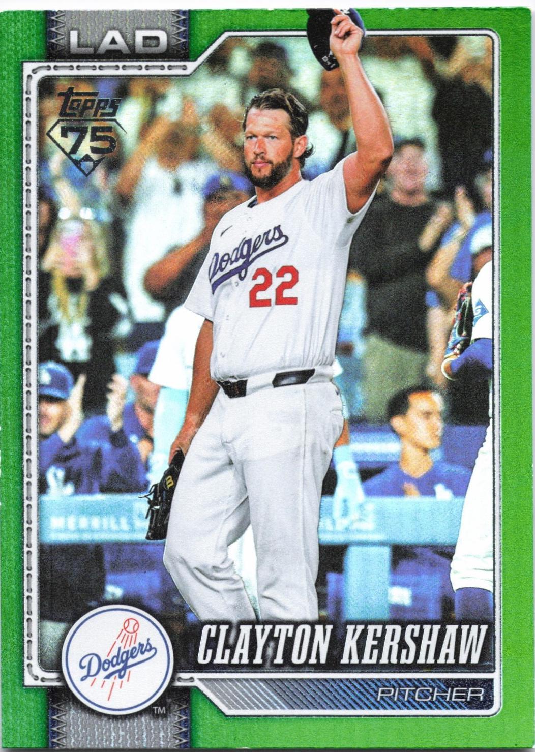 Clayton Kershaw [Green Rainbow] #22