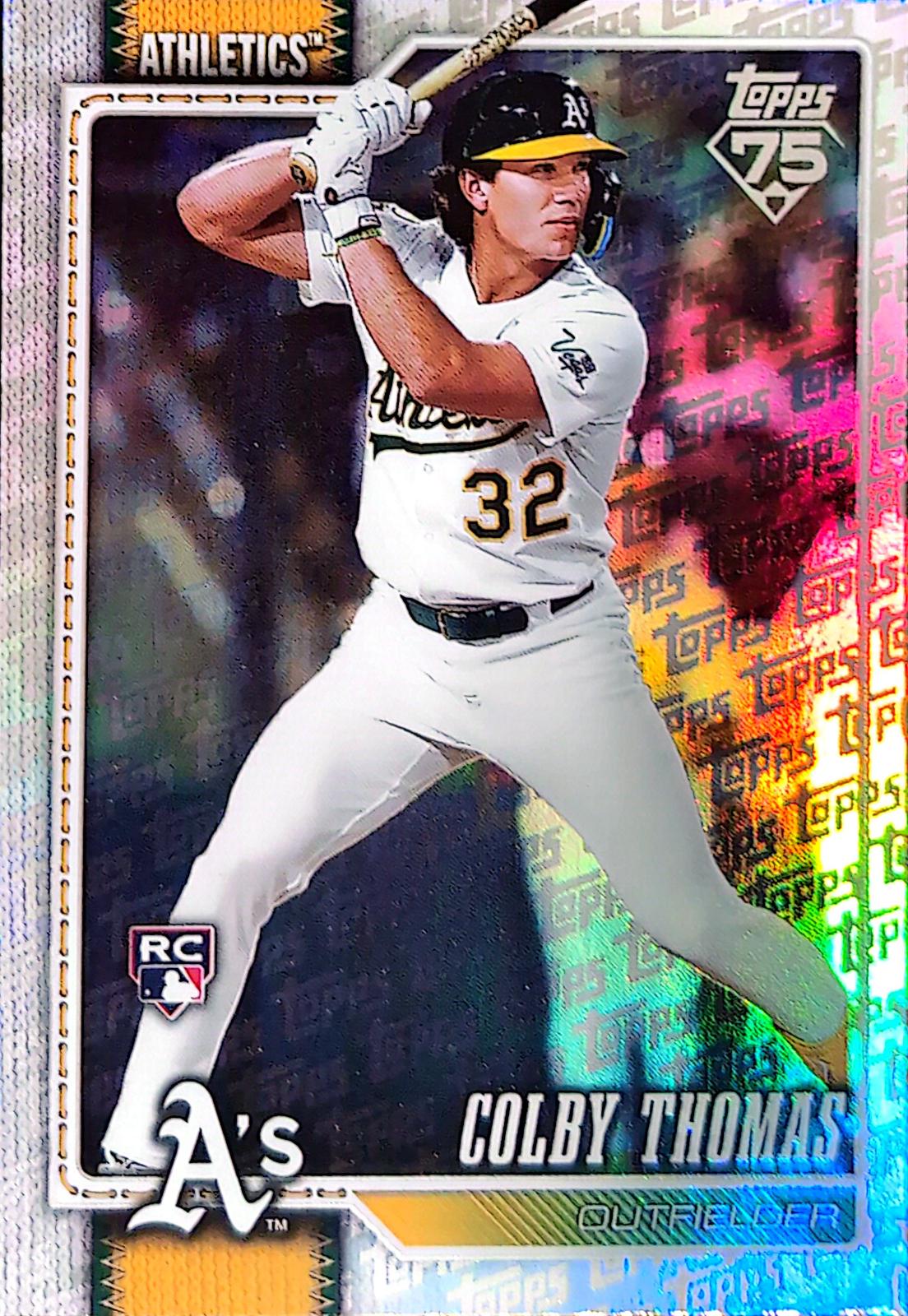 Colby Thomas [Topps Foil Pattern] #213