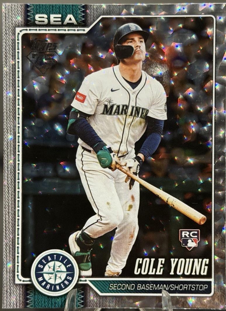 Cole Young [Silver Crackleboard] #129