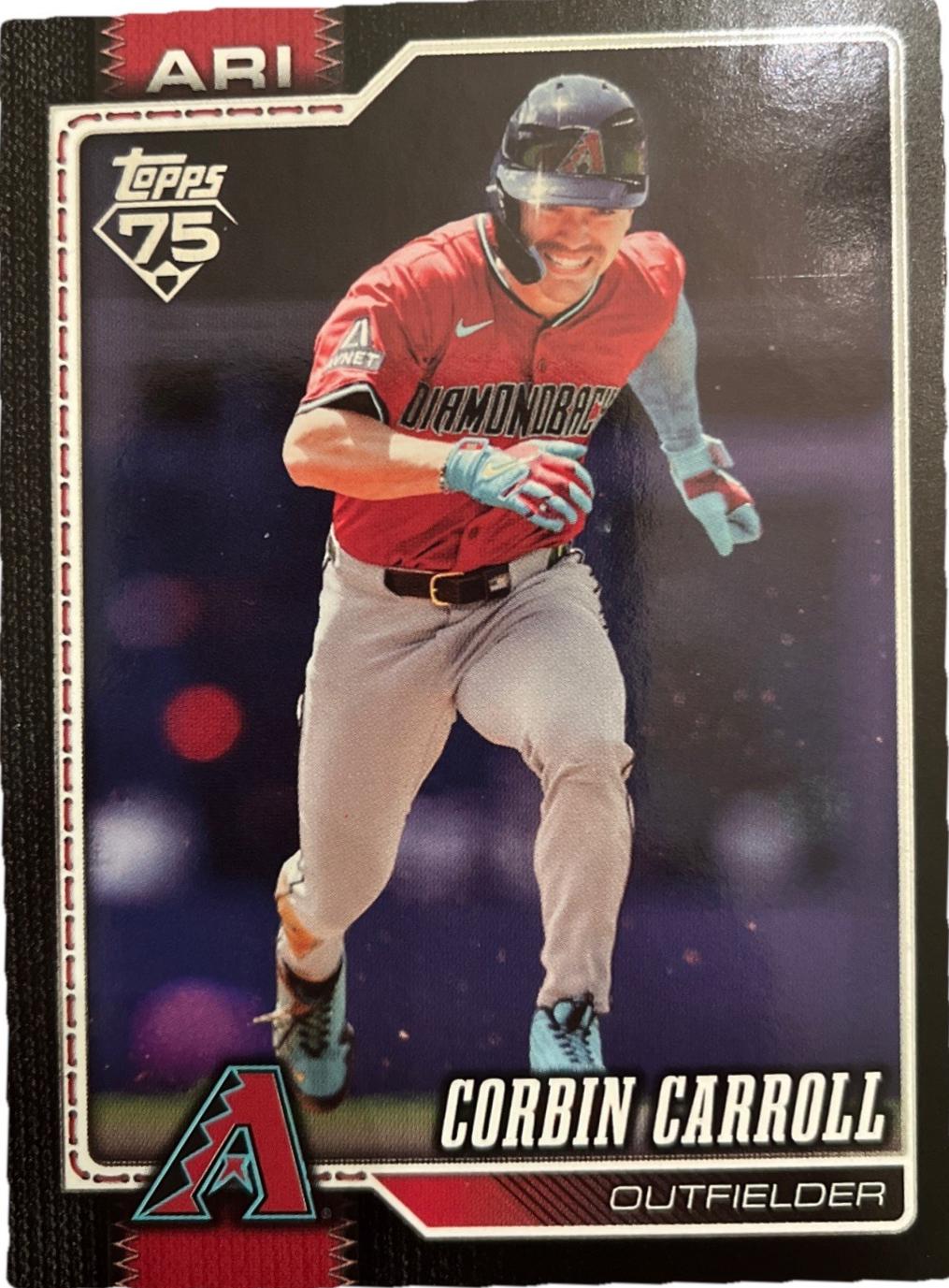 Corbin Carroll [Black Border] #314