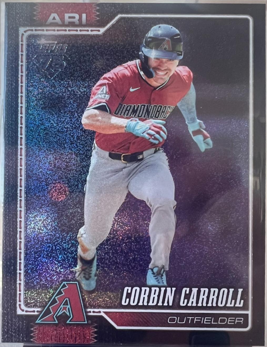 Corbin Carroll [Black Sandglitter] #314