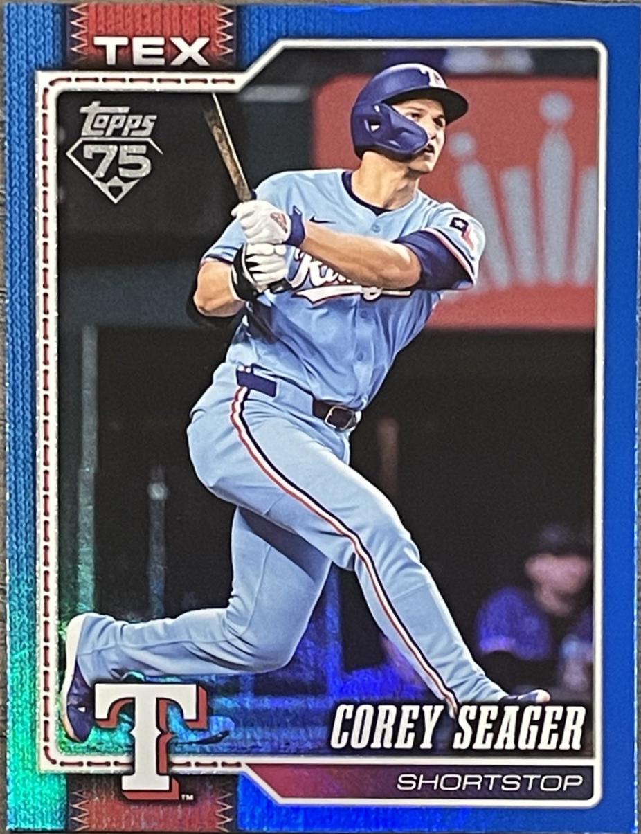 Corey Seager [Blue Rainbow] #96