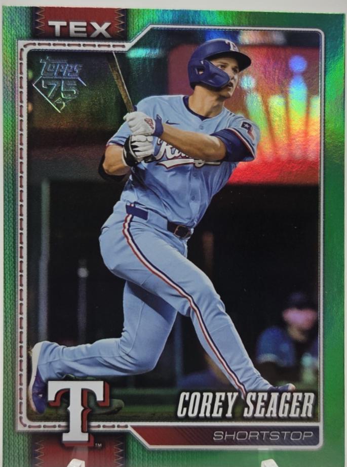 Corey Seager [Green Rainbow] #96