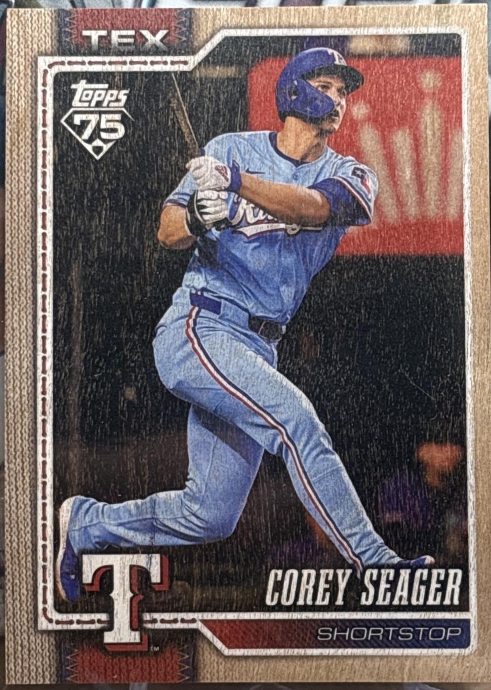 Corey Seager [Wood] #96
