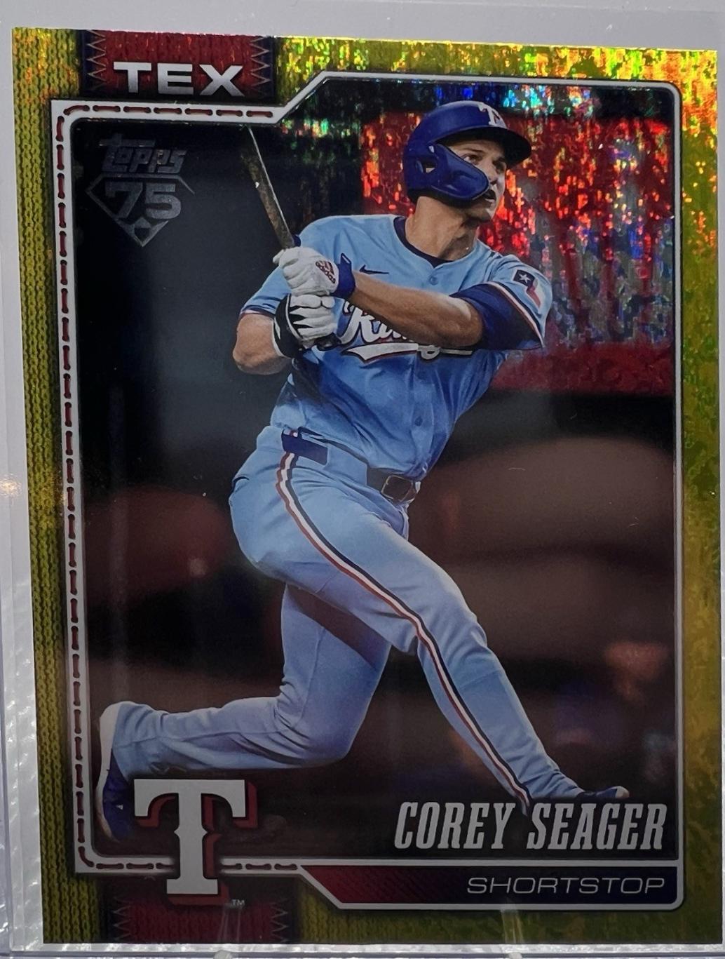 Corey Seager [Yellow Rainbow] #96