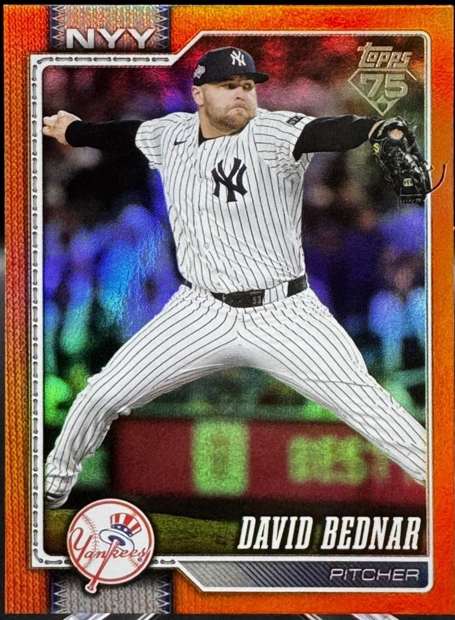 David Bednar [Orange Sandglitter] #228