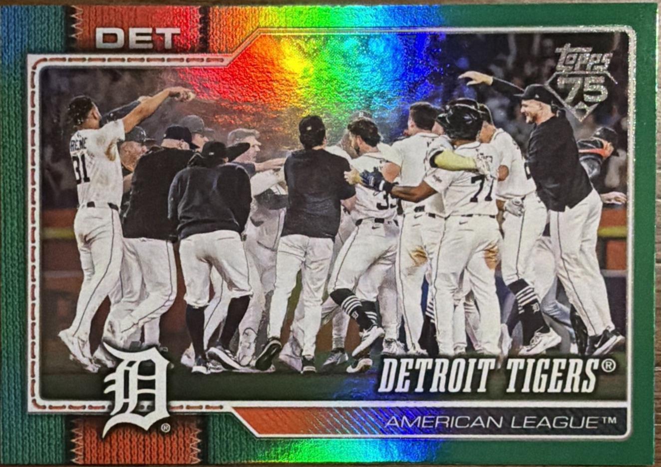 Detroit Tigers [Green Rainbow] #262