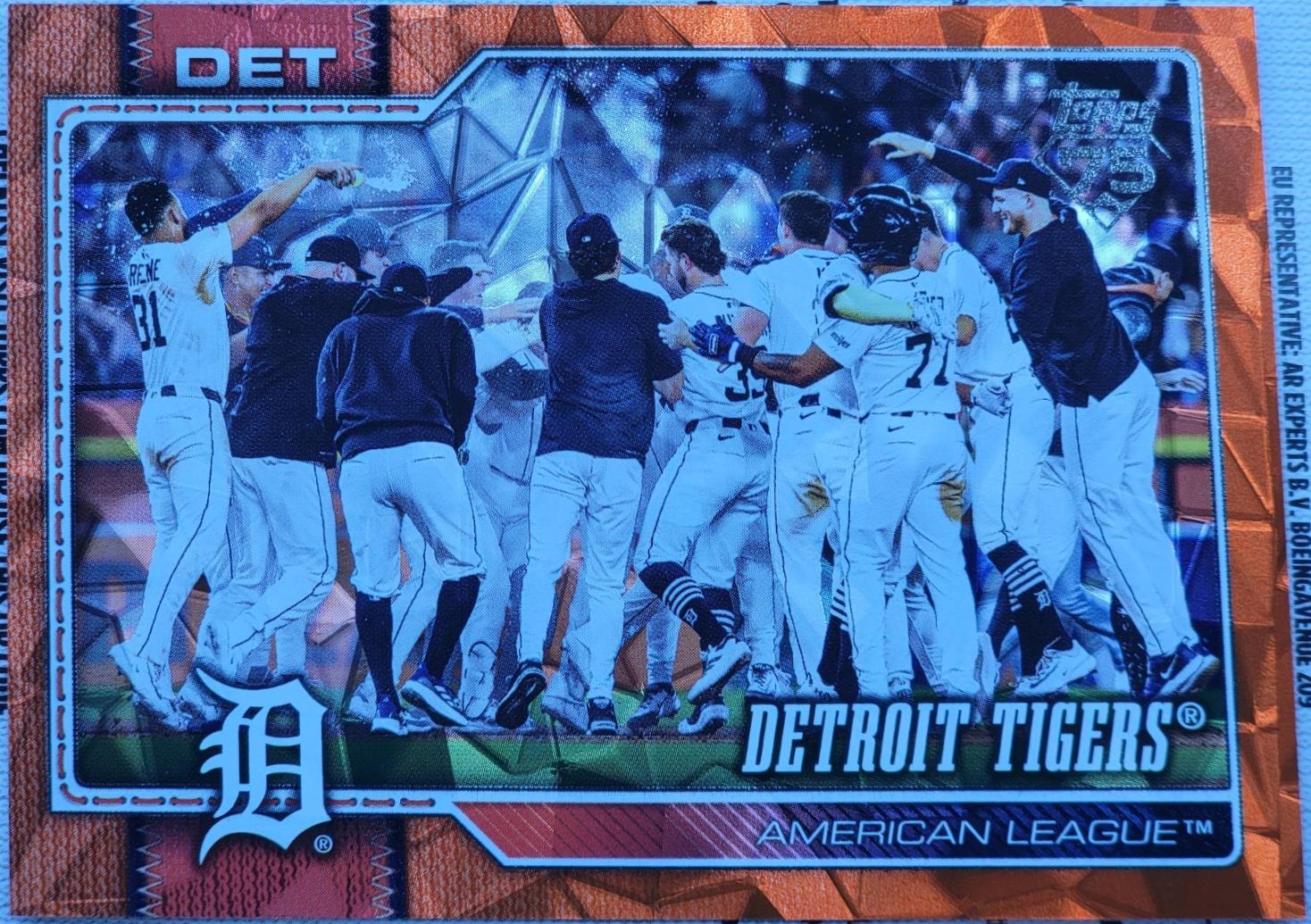 Detroit Tigers [Orange Diamante] #262