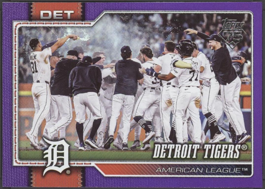 Detroit Tigers [Purple Rainbow] #262