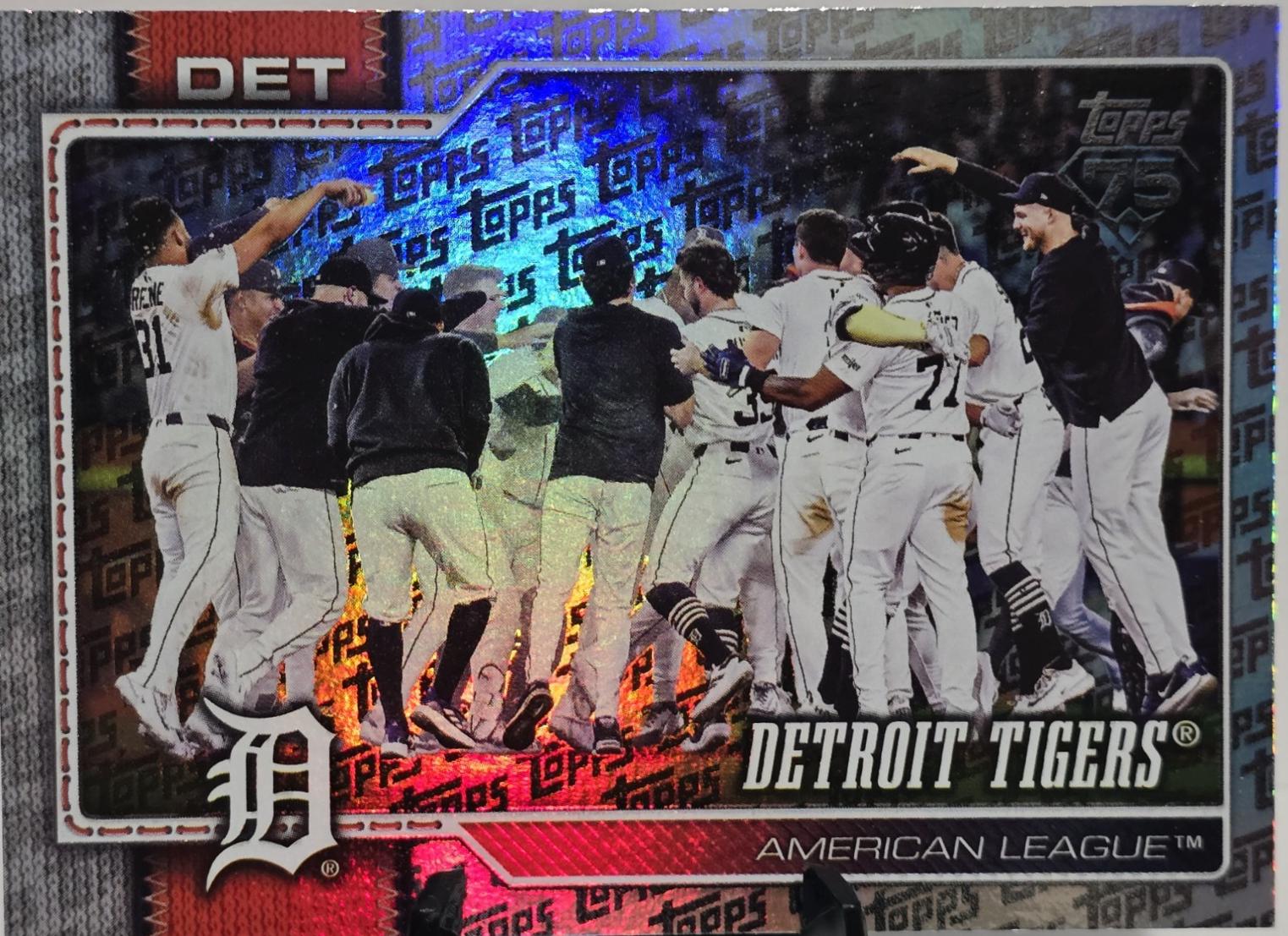 Detroit Tigers [Topps Foil Pattern] #262