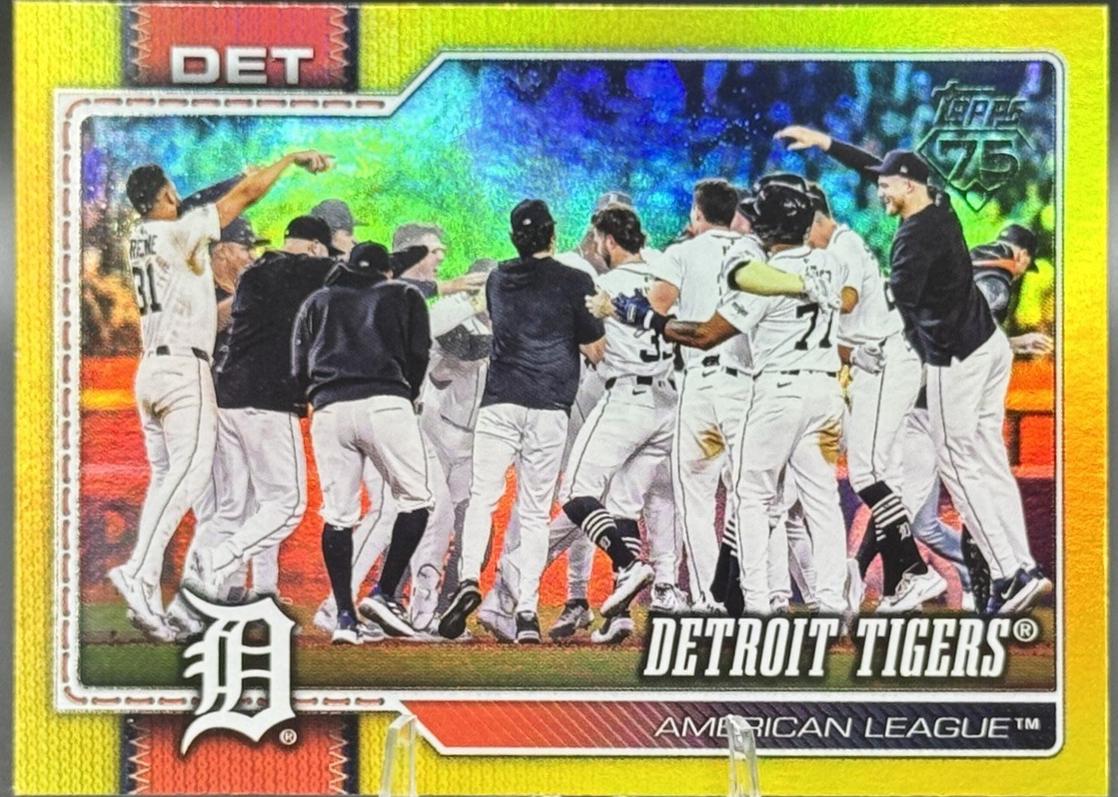 Detroit Tigers [Yellow Rainbow] #262