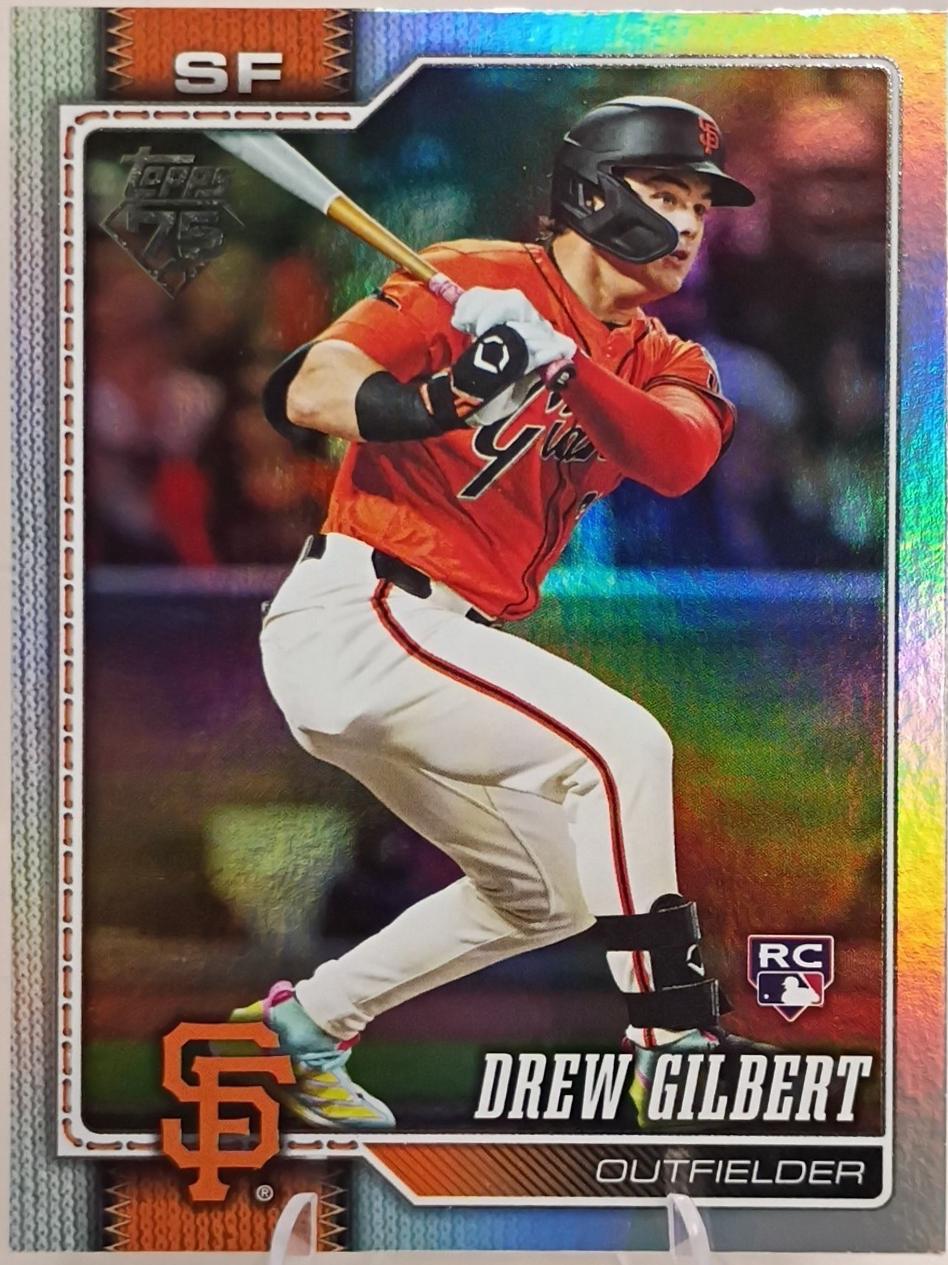 Drew Gilbert [Silver Crackleboard] #155