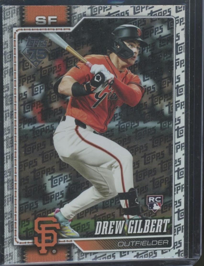 Drew Gilbert [Topps Foil Pattern] #155