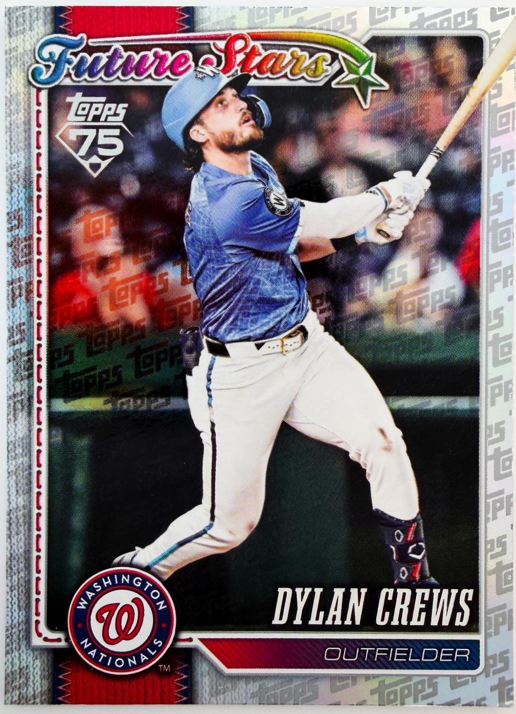 Dylan Crews [Topps Foil Pattern] #86