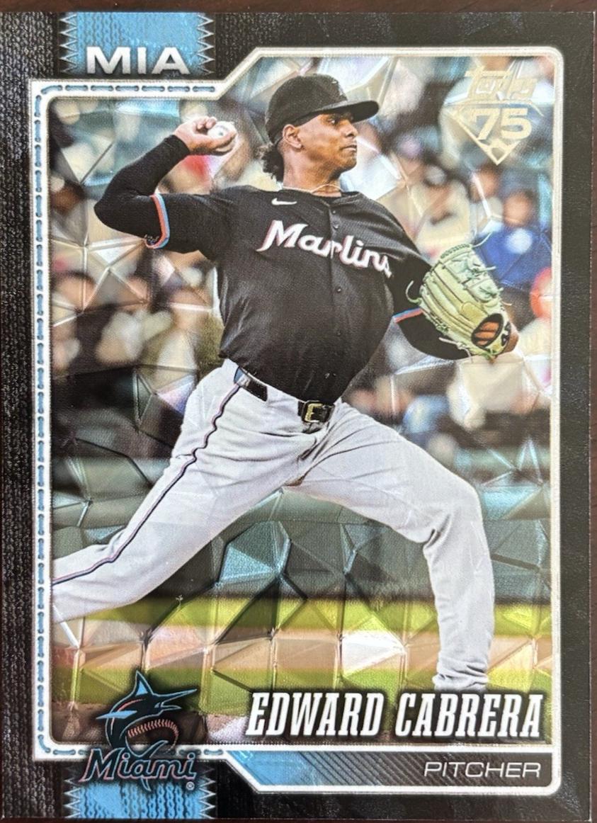 Edward Cabrera [Black Sandglitter] #288