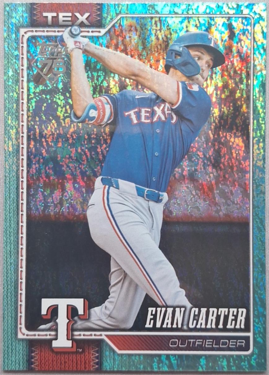 Evan Carter [Aqua Rainbow] #110