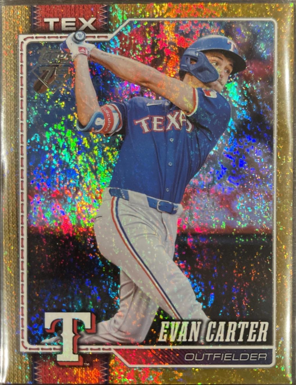 Evan Carter [Gold Sandglitter] #110