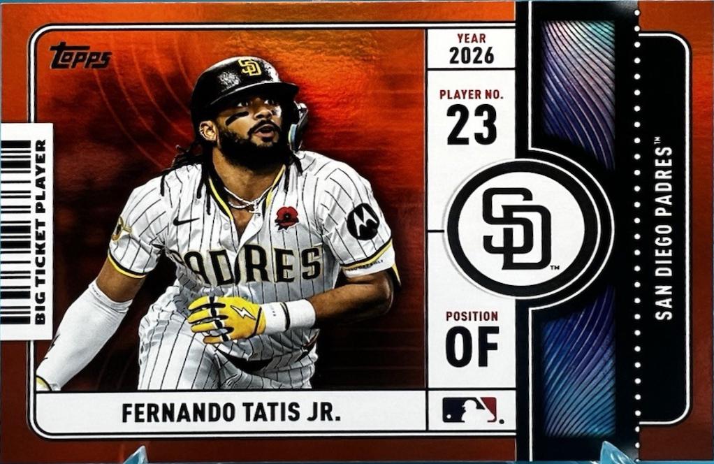 Fernando Tatis Jr. [Orange Sandglitter] #333