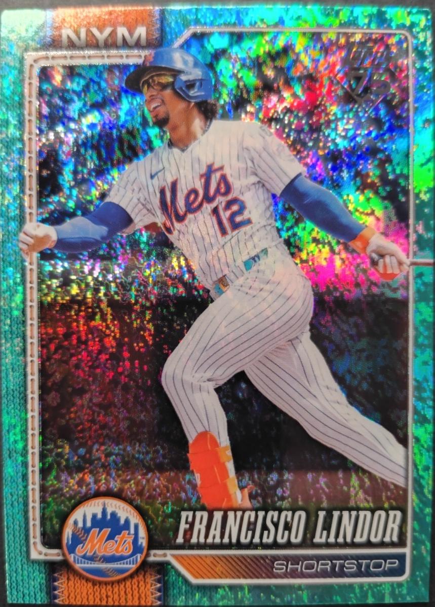 Francisco Lindor [Aqua Holo] #123
