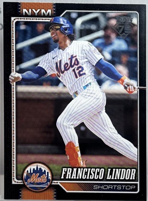 Francisco Lindor [Black Border] #123