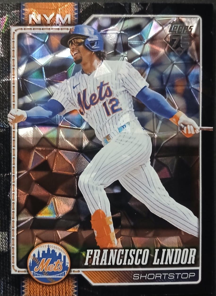 Francisco Lindor [Black Diamante] #123