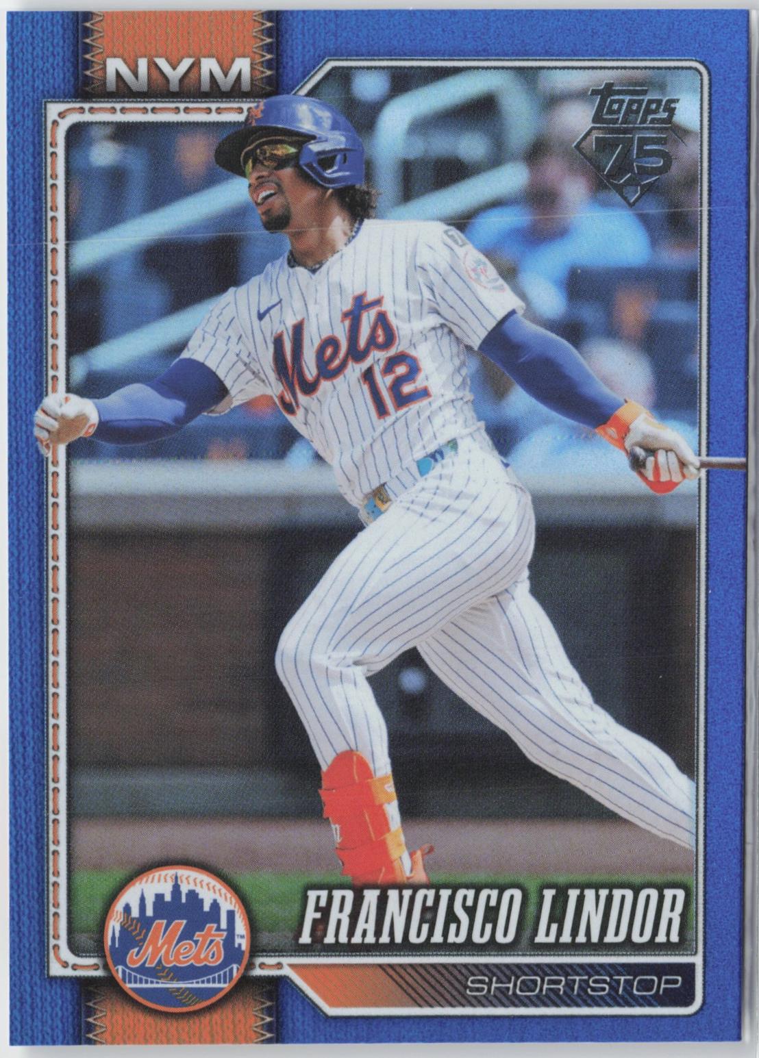 Francisco Lindor [Blue Holo] #123