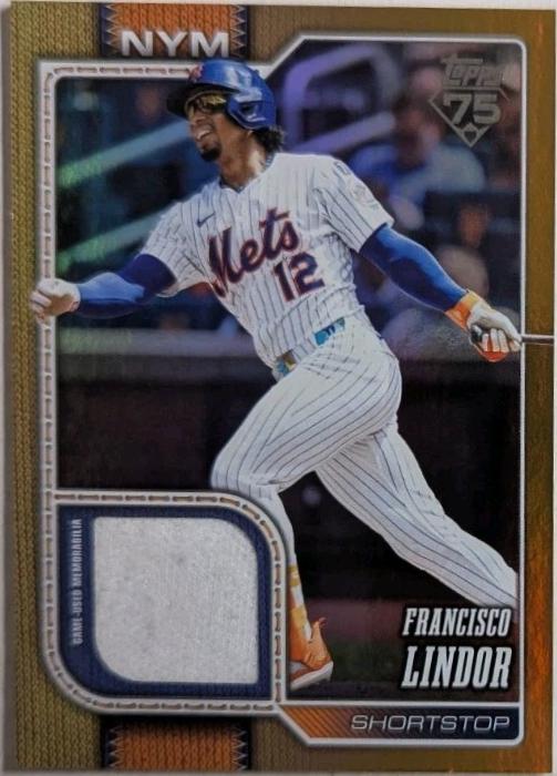 Francisco Lindor [Gold Sandglitter] #123