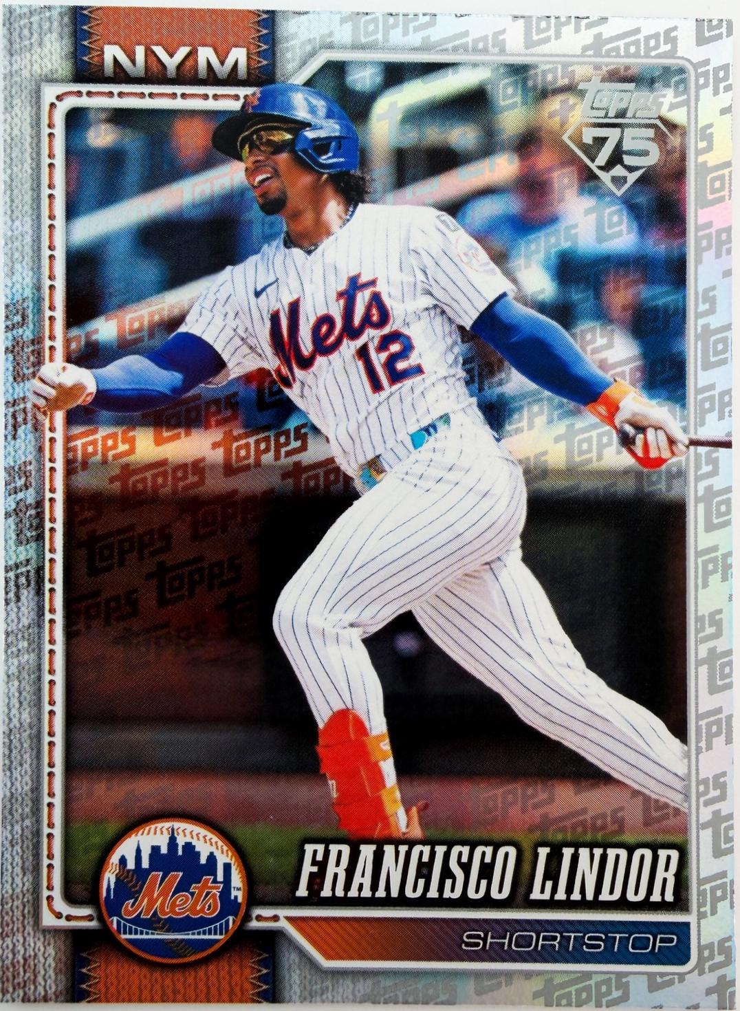 Francisco Lindor [Topps Foil Pattern] #123