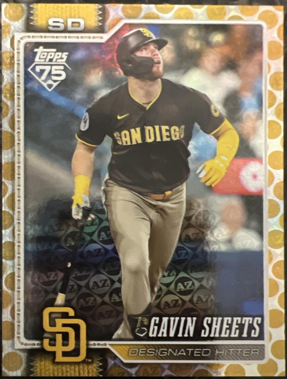 Gavin Sheets [Gold Spring Training] #216