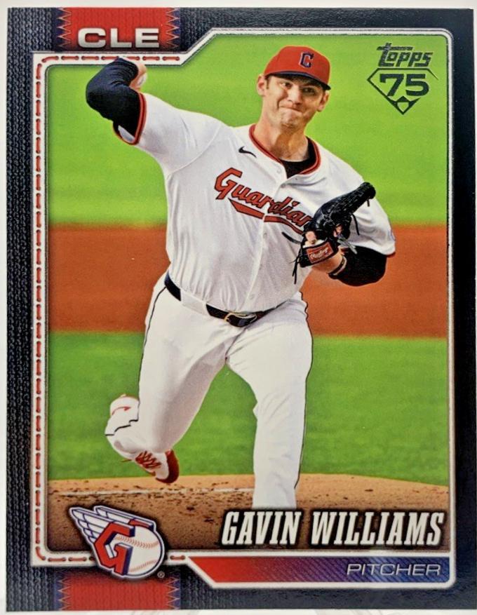 Gavin Williams [Black Border] #254