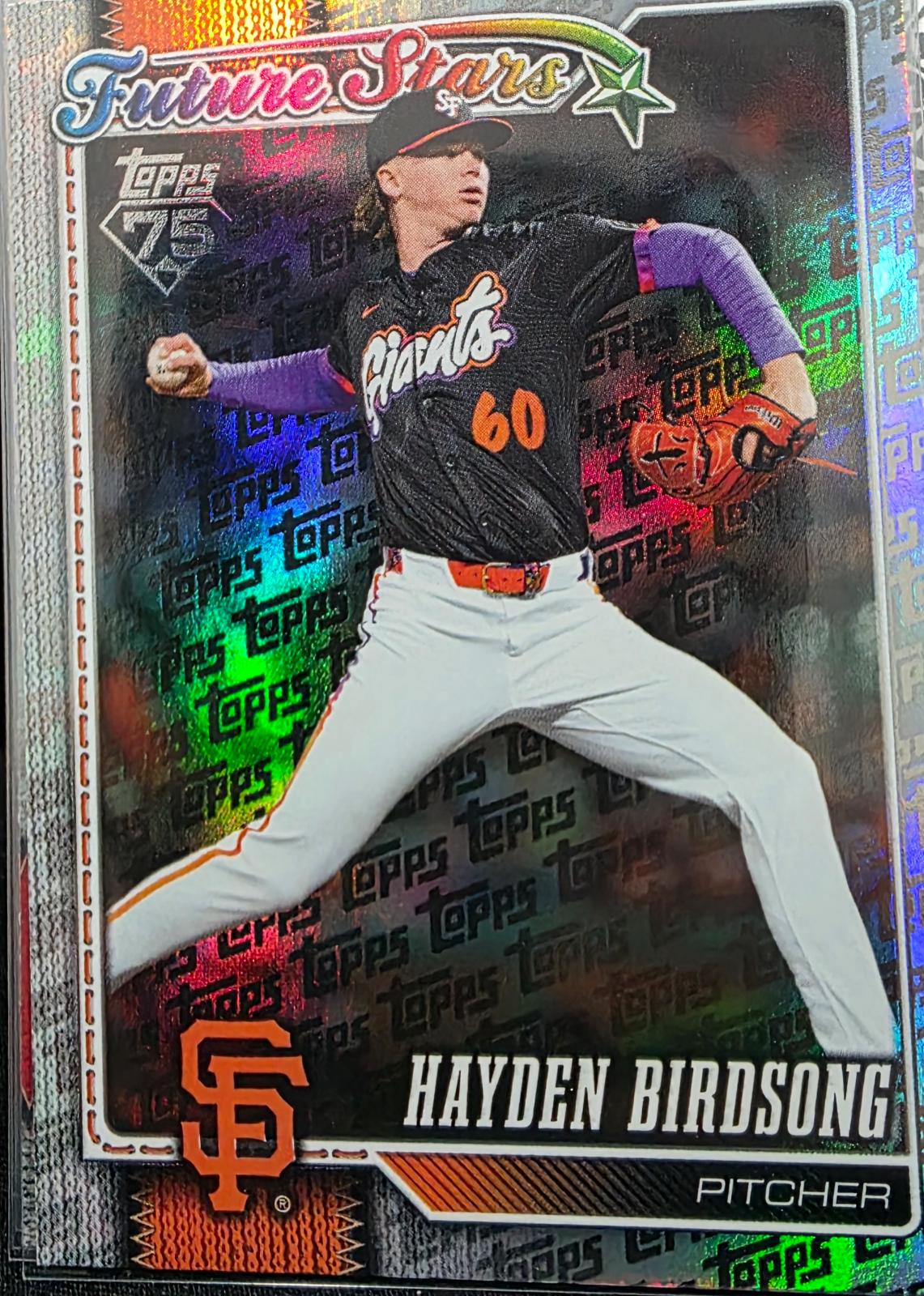 Hayden Birdsong [Topps Foil Pattern] #296