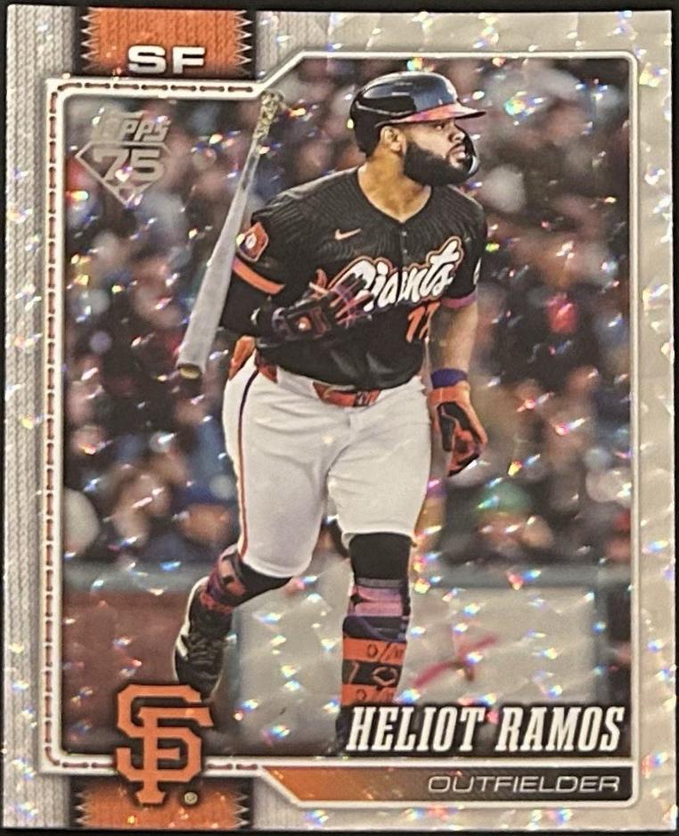 Heliot Ramos [Silver Crackleboard Foil Board] #8