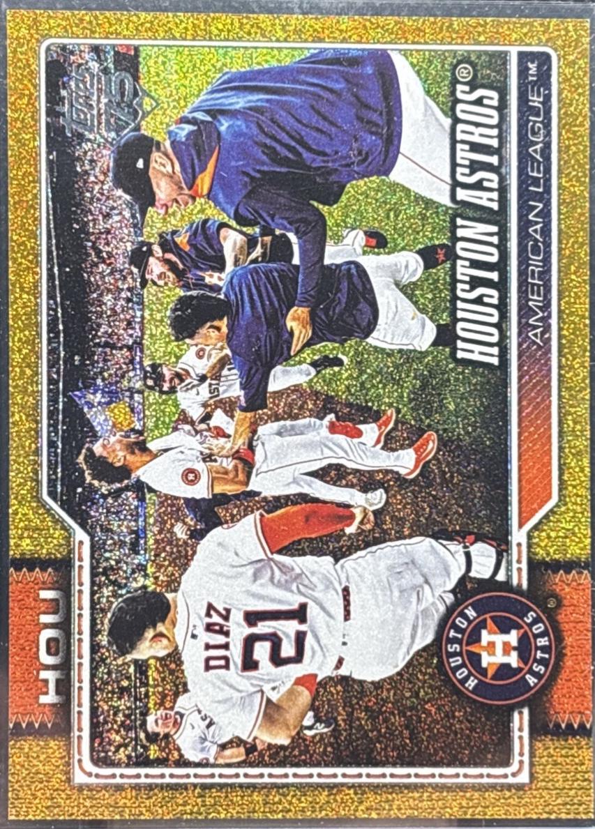 Houston Astros [Gold Sandglitter] #89