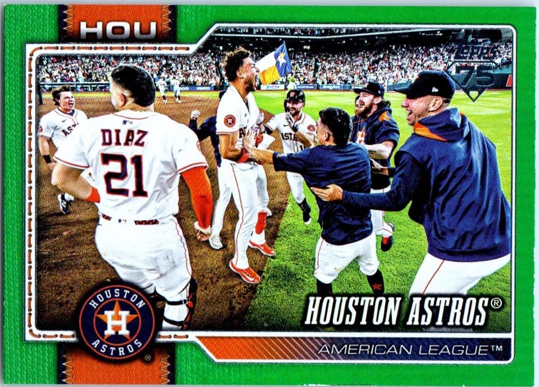Houston Astros [Green Diamante] #89