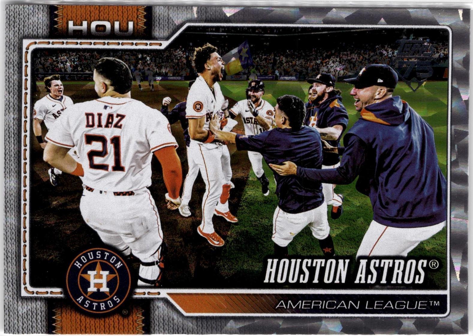 Houston Astros [Silver Crackleboard] #89