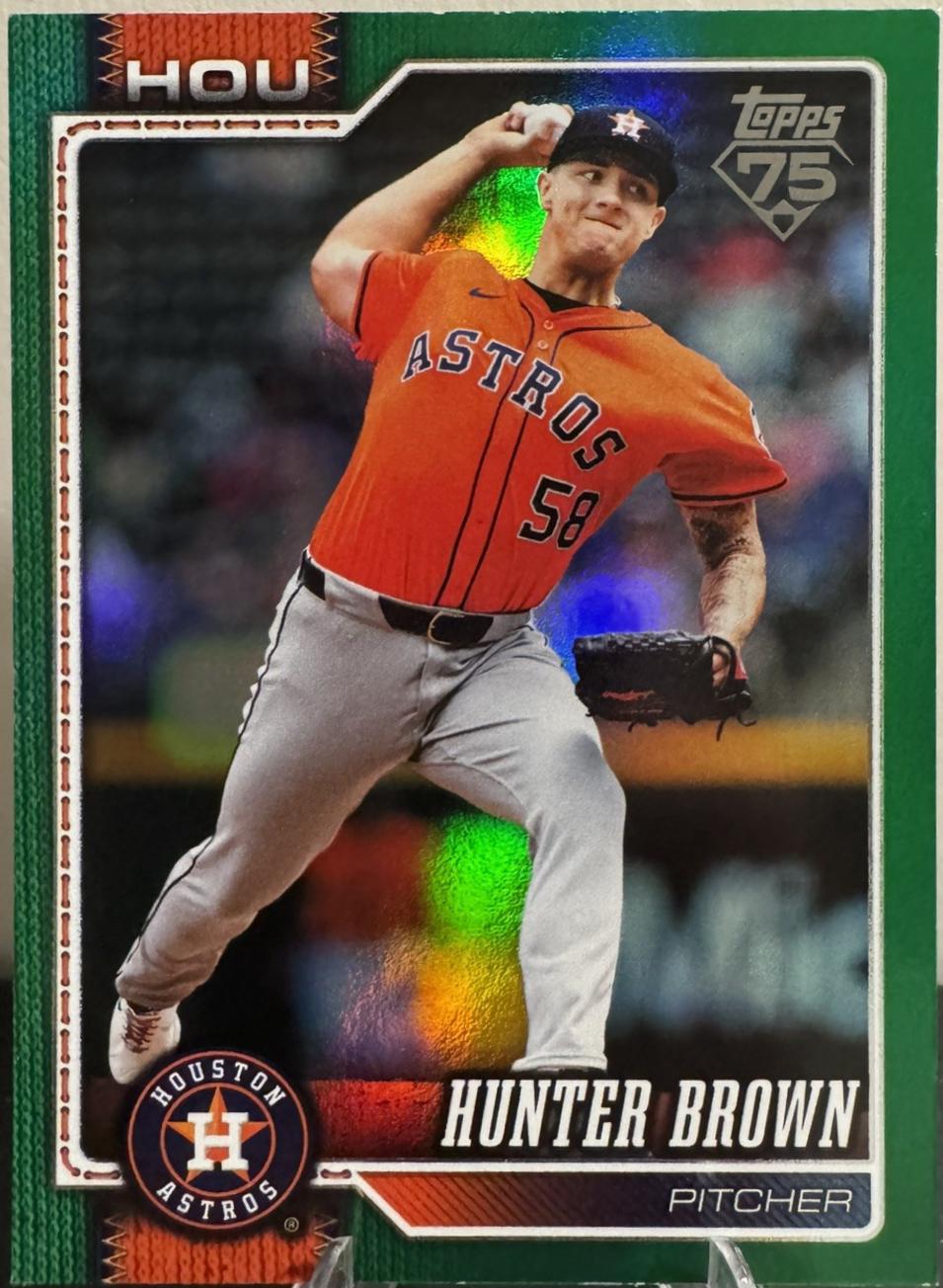 Hunter Brown [Green Rainbow] #264