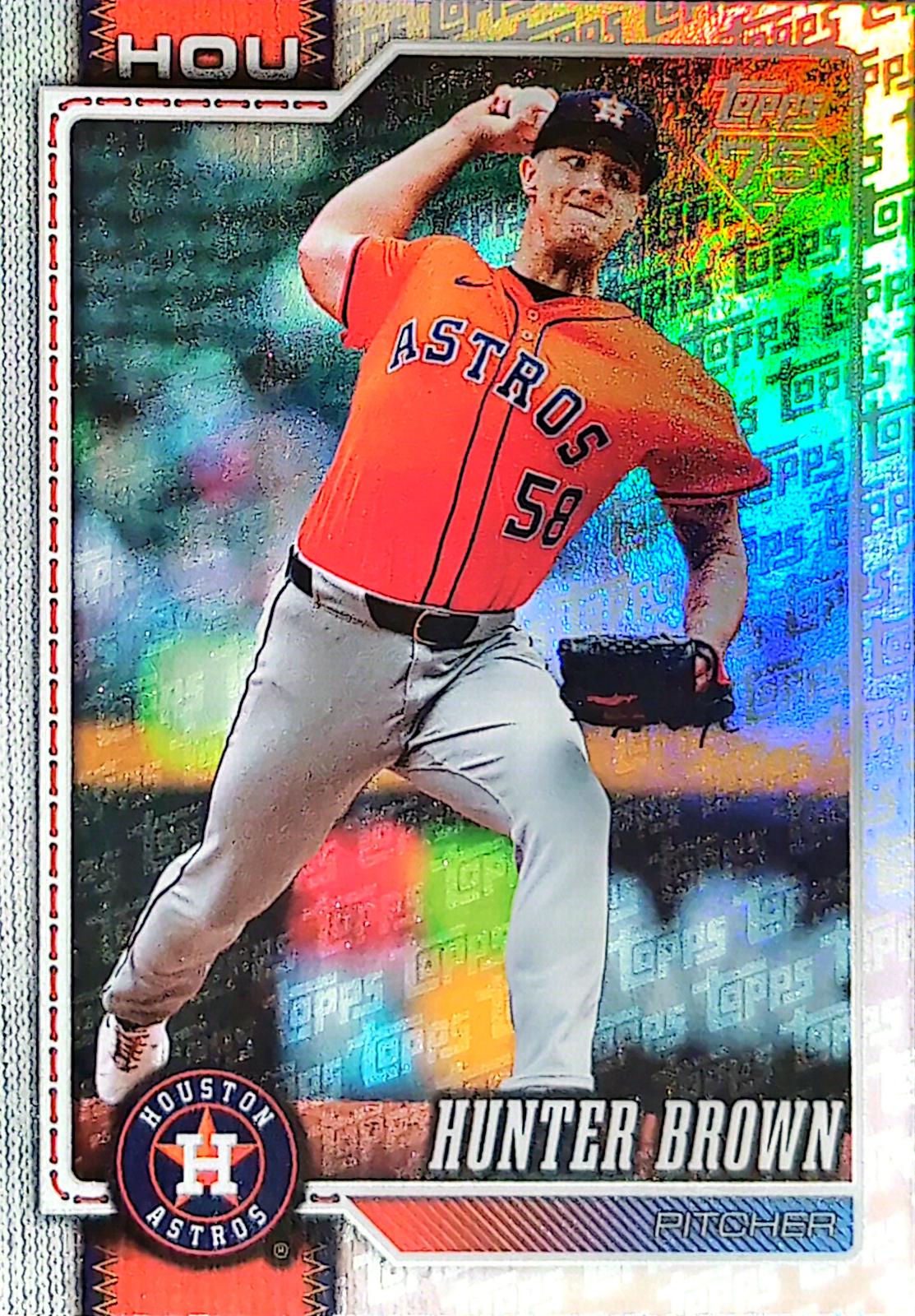 Hunter Brown [Topps Foil Pattern] #264