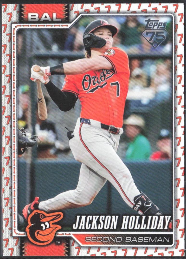 Jackson Holliday [Player Number Variation] #92