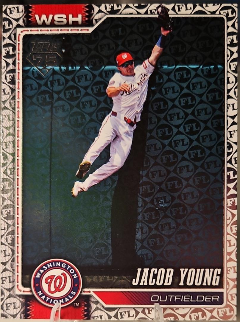 Jacob Young [Topps Foil Pattern] #210