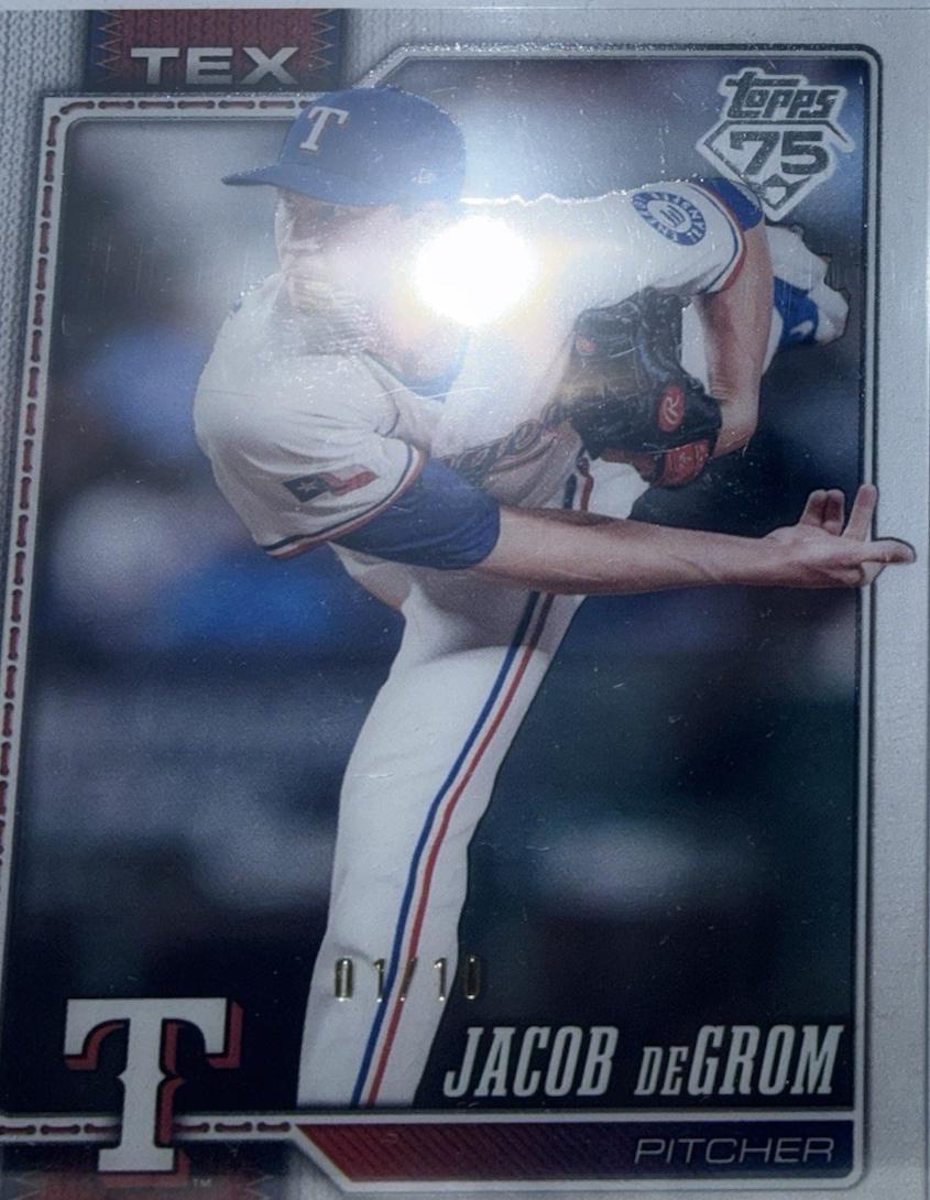 Jacob deGrom [Black Sandglitter] #99