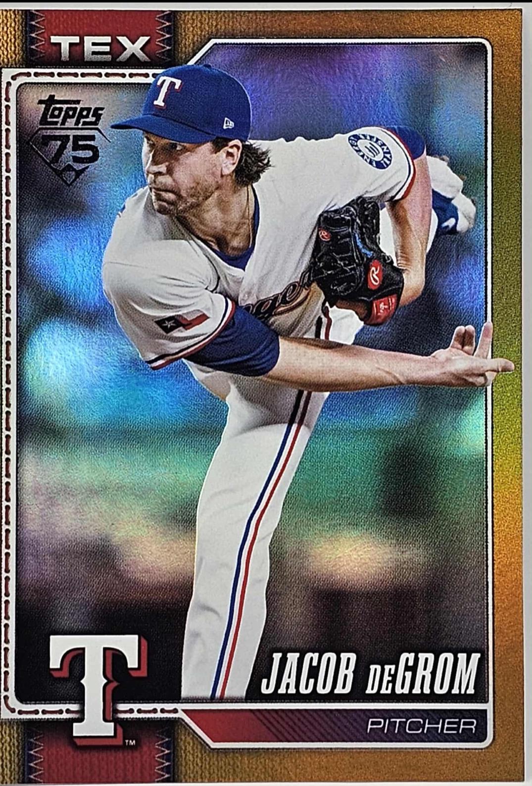 Jacob deGrom [Gold Sandglitter] #99